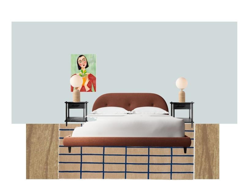RISD Beach Loft Retreat guest bed moodboard Mood Board by Luxlux on Style Sourcebook