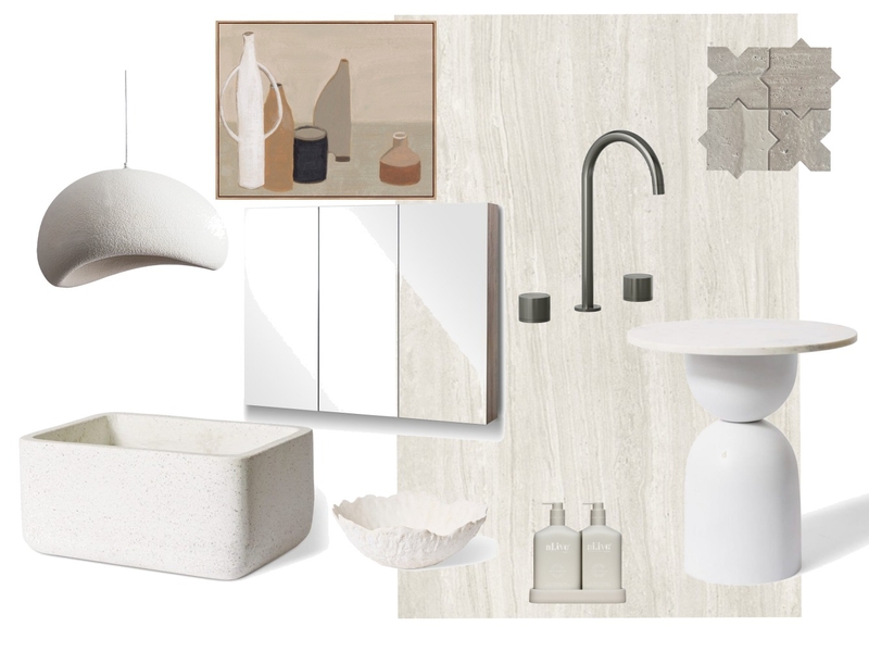 Talostone Silver Travertine Interior Design Mood Board by Talostone Design Team Talostone Silver Travertine Interior Design Mood Board by Talostone Design Team