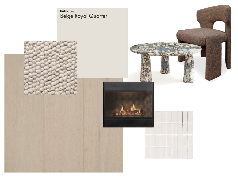 Modern Coastal / MCM Living Interior Design Mood Board by Sage & Stone Projects