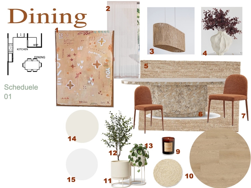 Dining Room Interior Design Mood Board by Lane and Koh Dining Room Interior Design Mood Board by Lane and Koh