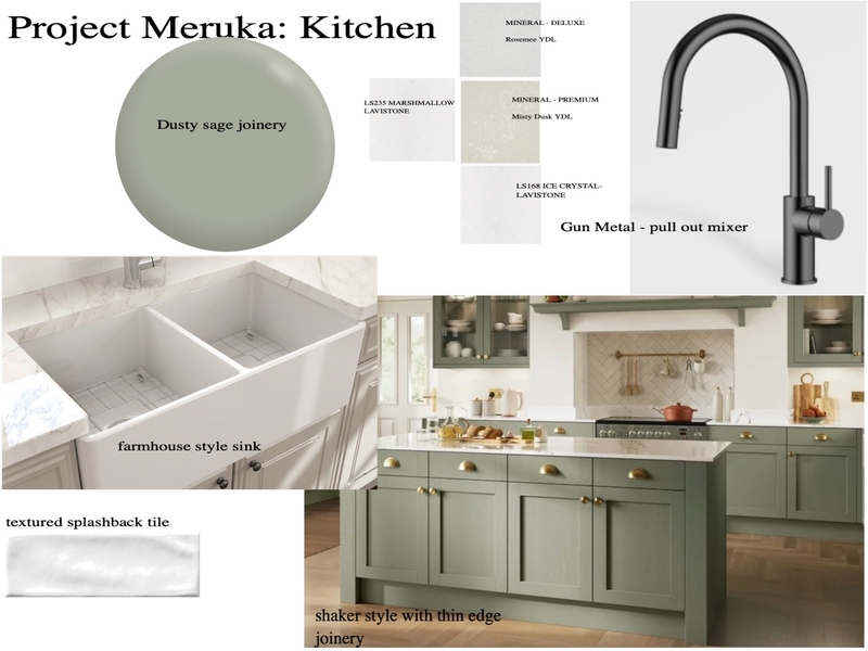 Project Meruka : Kitchen Interior Design Mood Board by LEOPARD + LAMP INTERIORS