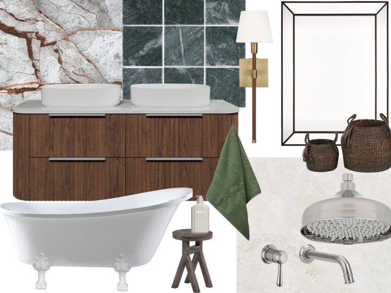 Main Bathroom Mood Board by SavannahJane on Style Sourcebook
