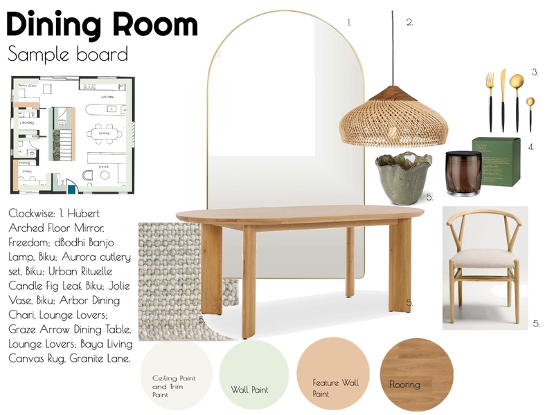 TanyaSmith.Assignment 9.Dining Room Mood Board by TanyaS on Style Sourcebook