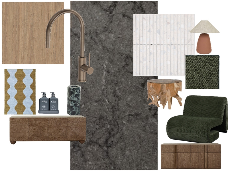 Mood Board 1 - Earthy Interior Design Mood Board by sarah_jean