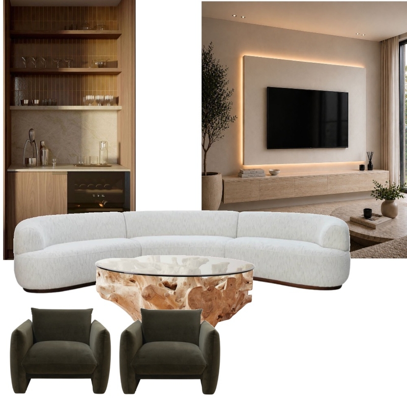 Formal lounge Interior Design Mood Board by Paballo