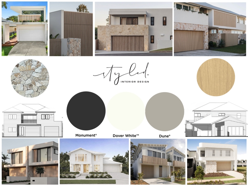 Julie & Tim - External Moodboard Mood Board by Styled Interior Design on Style Sourcebook