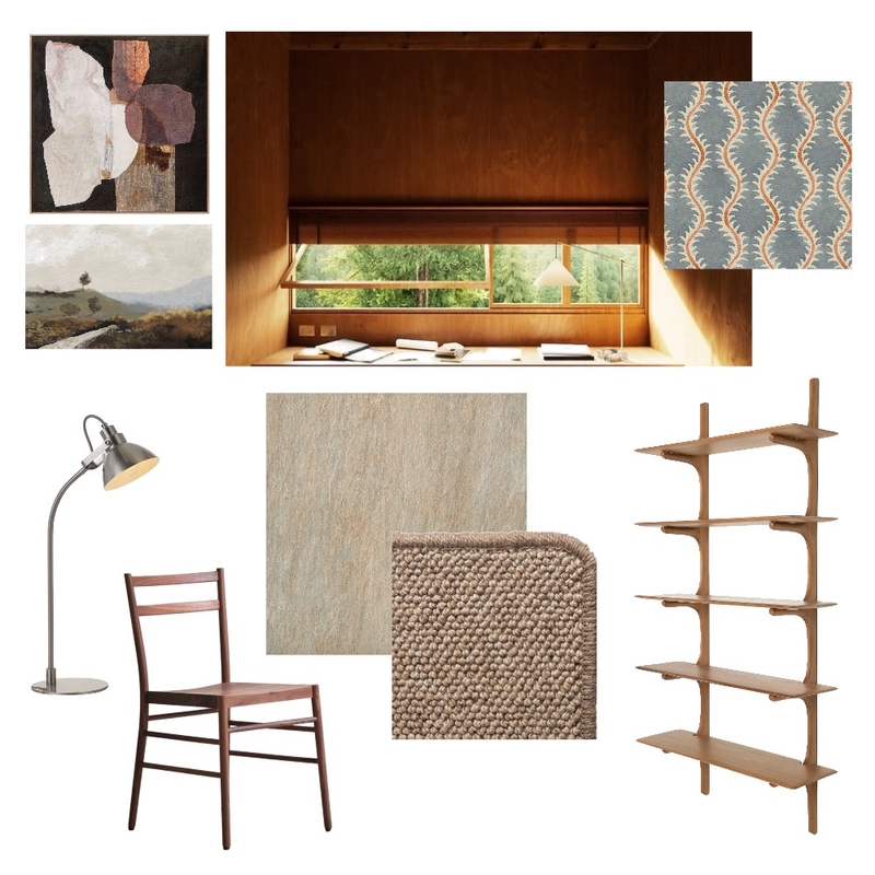 Mood board Activity Wk 2 Dream Craft/Study Space COPY Mood Board by bowerbird_archives on Style Sourcebook