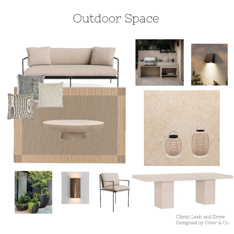 Outdoor Space Mood Board by Penelope.oliver@peroli.com.au on Style Sourcebook