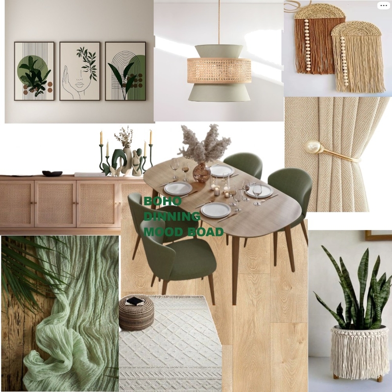 BOHO DINNING MOODBOARD Mood Board by Ampaire on Style Sourcebook