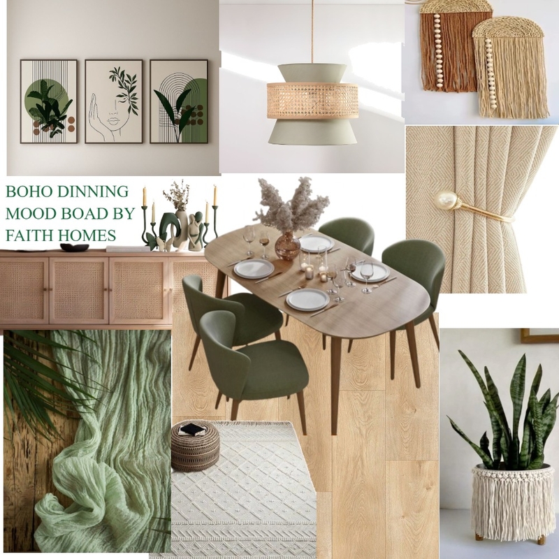 BOHO DINNING MOODBOARD Mood Board by Ampaire on Style Sourcebook