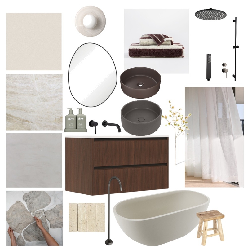Ensuite Mood Board by teagantheo on Style Sourcebook