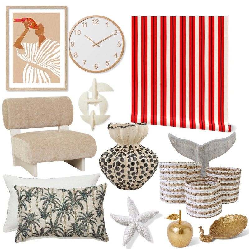 red stripes Interior Design Mood Board by Xime red stripes Interior Design Mood Board by Xime