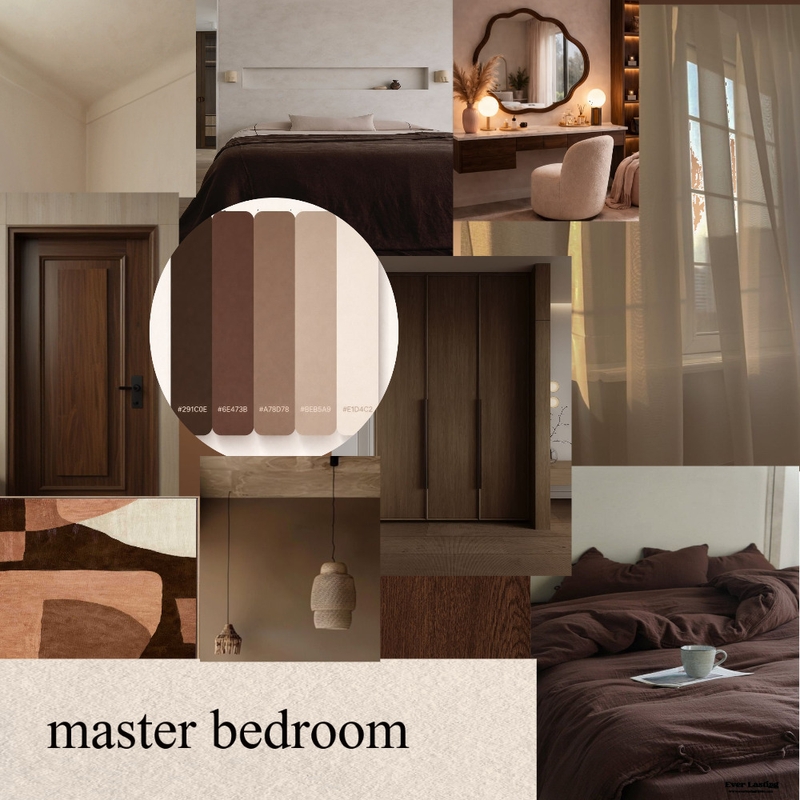 master bedroom Interior Design Mood Board by nefelhxnt