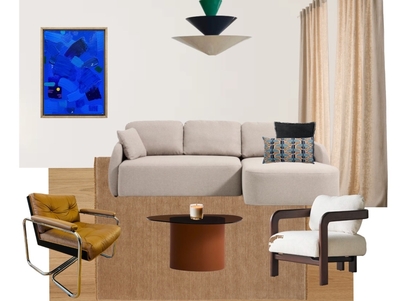 CLAPP - LIVING ROOM OPTION 1 Mood Board by Luxlux on Style Sourcebook