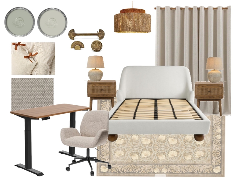 Aylward Road - guest bedroom opt 2 Mood Board by Rocky Cove Interiors on Style Sourcebook