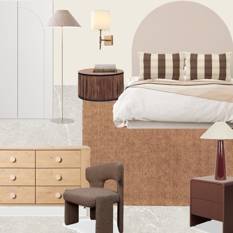 Darren Palmer Origin Clay Mood Board by Unitex Rugs on Style Sourcebook