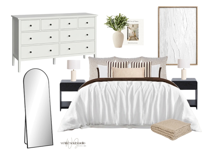Client Main Bedroom Mood Board by White Soul Studio | Interiors & Styling on Style Sourcebook