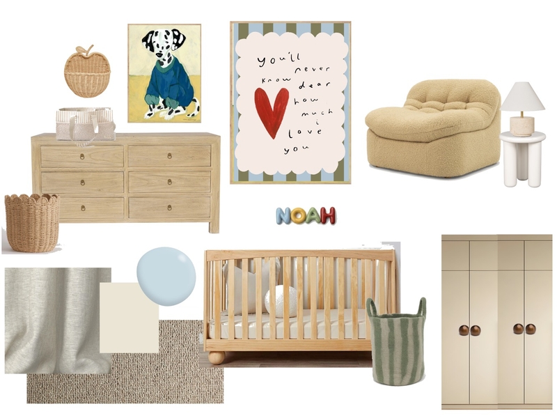 Montrose Nursery Mood Board by Jorja Clair Interiors on Style Sourcebook