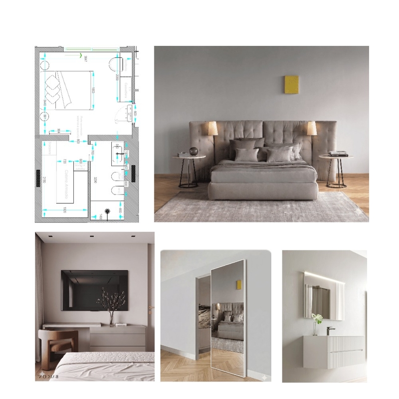 Master bedroom Ginestre project Mood Board by InStyle Idea on Style Sourcebook