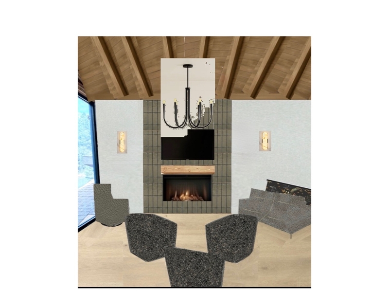Cabin Loft Interior Design Mood Board by 1twhite