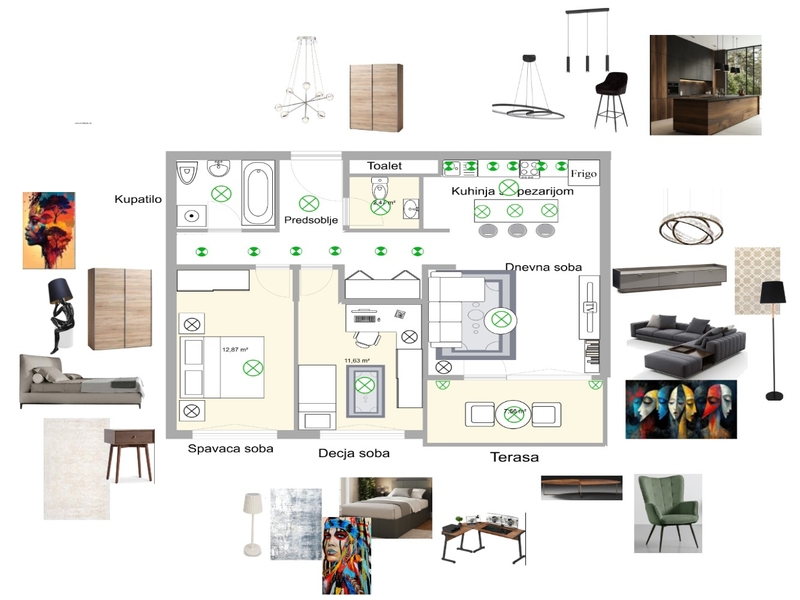 dipl Interior Design Mood Board by lanapetrica