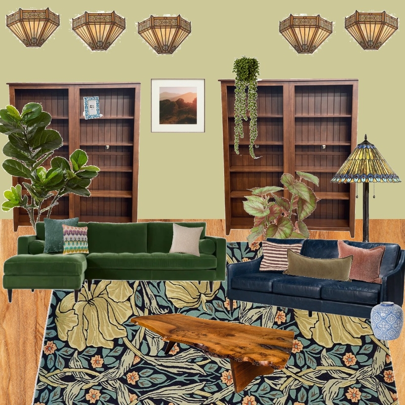 Viewing Area Part 1. A Interior Design Mood Board by jterrell