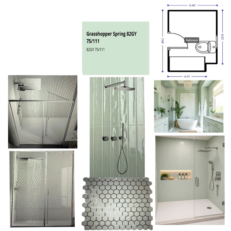 Mutiara Puchong Master Bathroom MB Shower Area Mood Board by al1168ster@gmail.com on Style Sourcebook