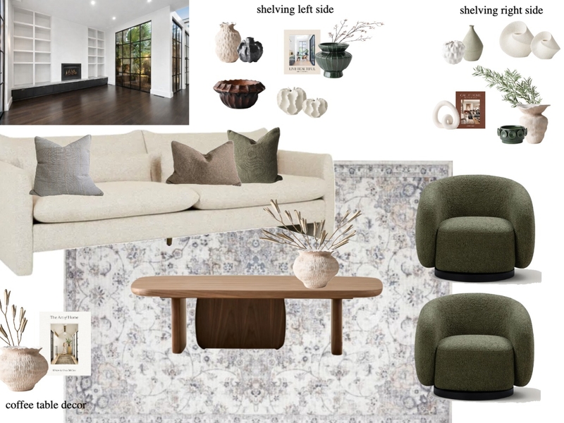 Project Nicholls - final main living Mood Board by Meraki Interiors on Style Sourcebook