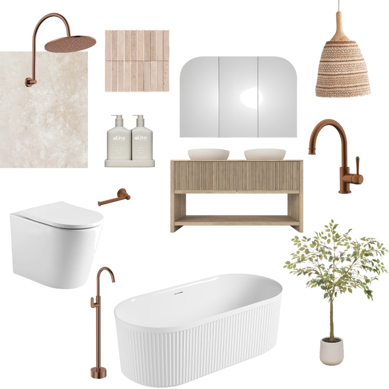 Bathroom Coastal Bronze Mood Board by iheartrenovations on Style Sourcebook