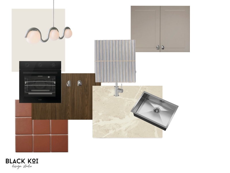 Kitchen V2 - SAFFI Mood Board by Black Koi Design Studio on Style Sourcebook