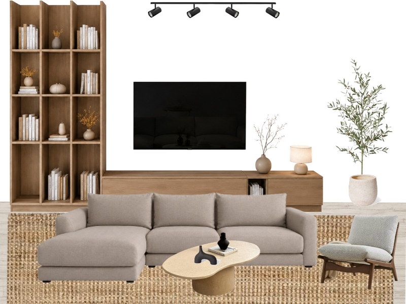 Living  - Modernidad Organica y Calida Estante Madera 2 Mood Board by Daibrojt on Style Sourcebook