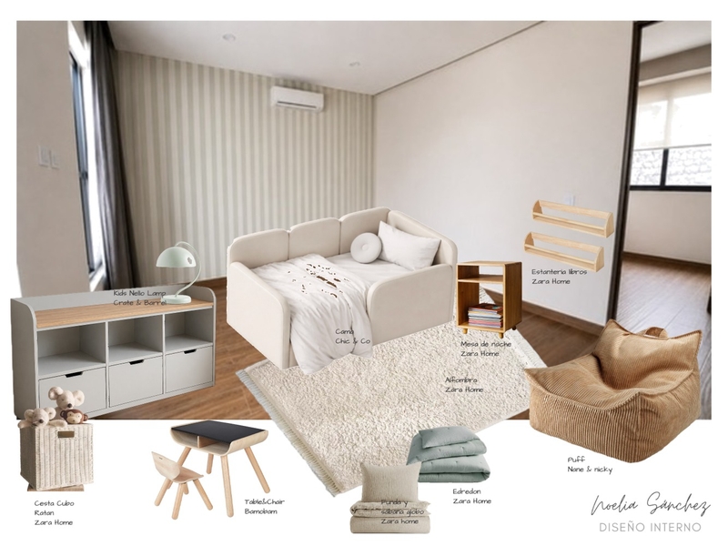 Dormitorio Luciano. 5 Mood Board by Noelia Sanchez on Style Sourcebook