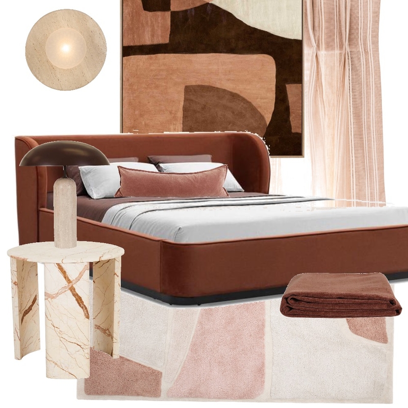 Modern Mediterranean Bedroom Mood Board by Restyled Interiors on Style Sourcebook