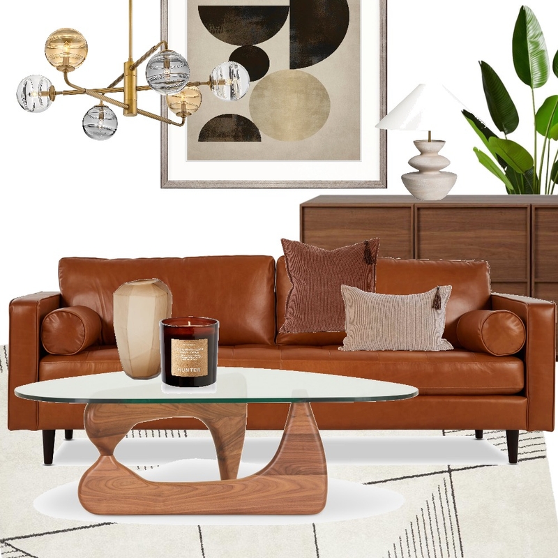 Mid Century Modern Living Room Mood Board by Restyled Interiors on Style Sourcebook