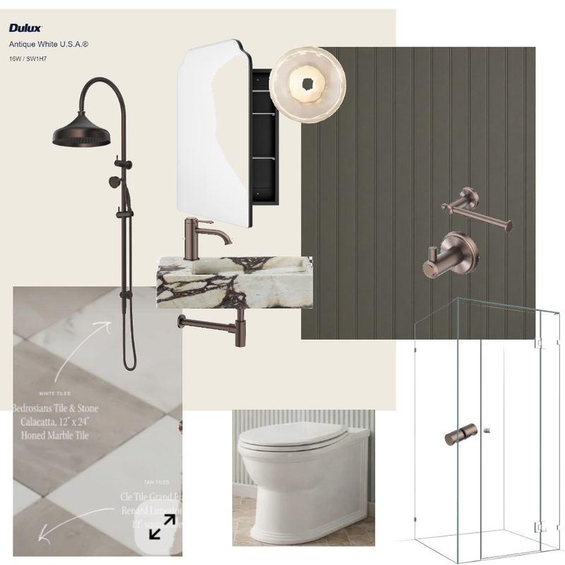 Mini Ensuite 2 Mood Board by meganwilsonaus@outlook.com on Style Sourcebook