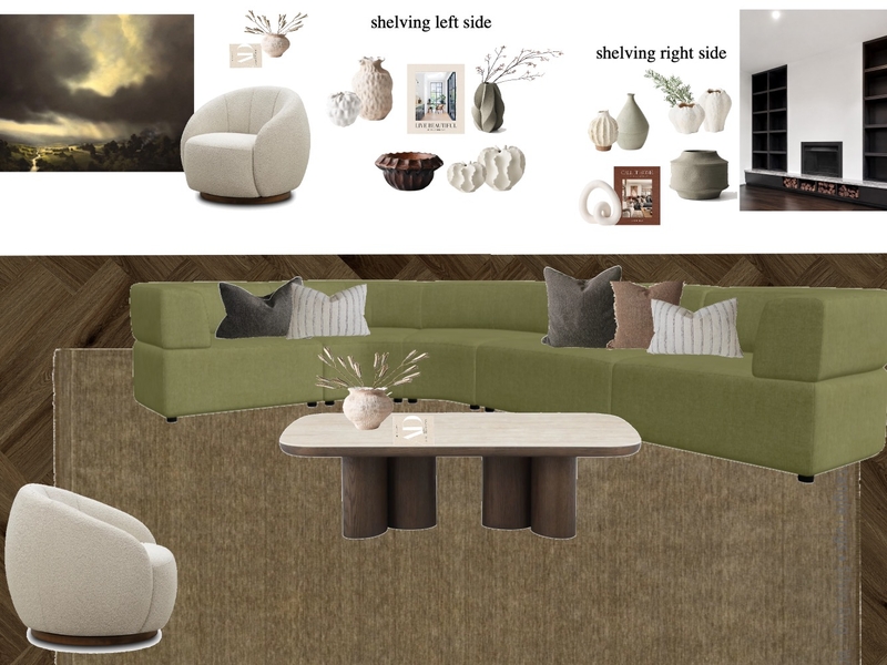 Project Nicholls - final main living (revision one) Mood Board by Meraki Interiors on Style Sourcebook