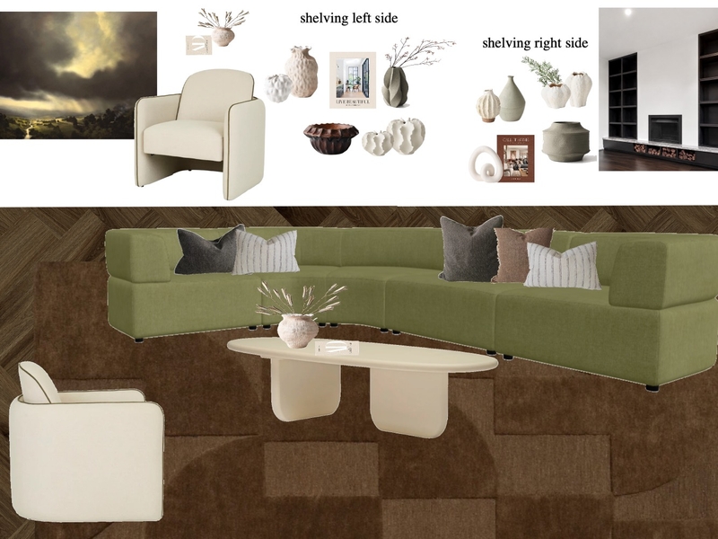 Project Nicholls - final main living (revision two) Mood Board by Meraki Interiors on Style Sourcebook