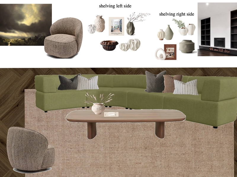 Project Nicholls - final main living (revision three) Mood Board by Meraki Interiors on Style Sourcebook