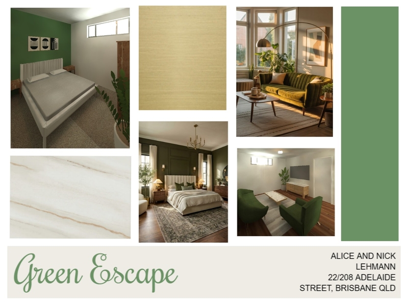 Green Escape 2 Mood Board by Meleena17 on Style Sourcebook