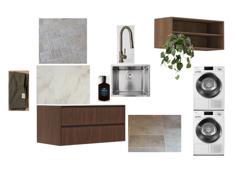 Laundry Interior Design Mood Board by teagantheo