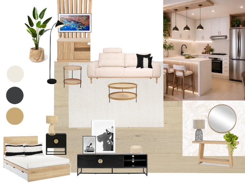Monoambiente Mood Board by Estudio CHNA on Style Sourcebook