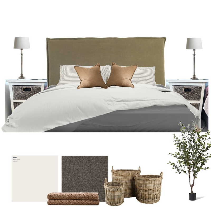 Master bedd Interior Design Mood Board by Tivoli Road Interiors