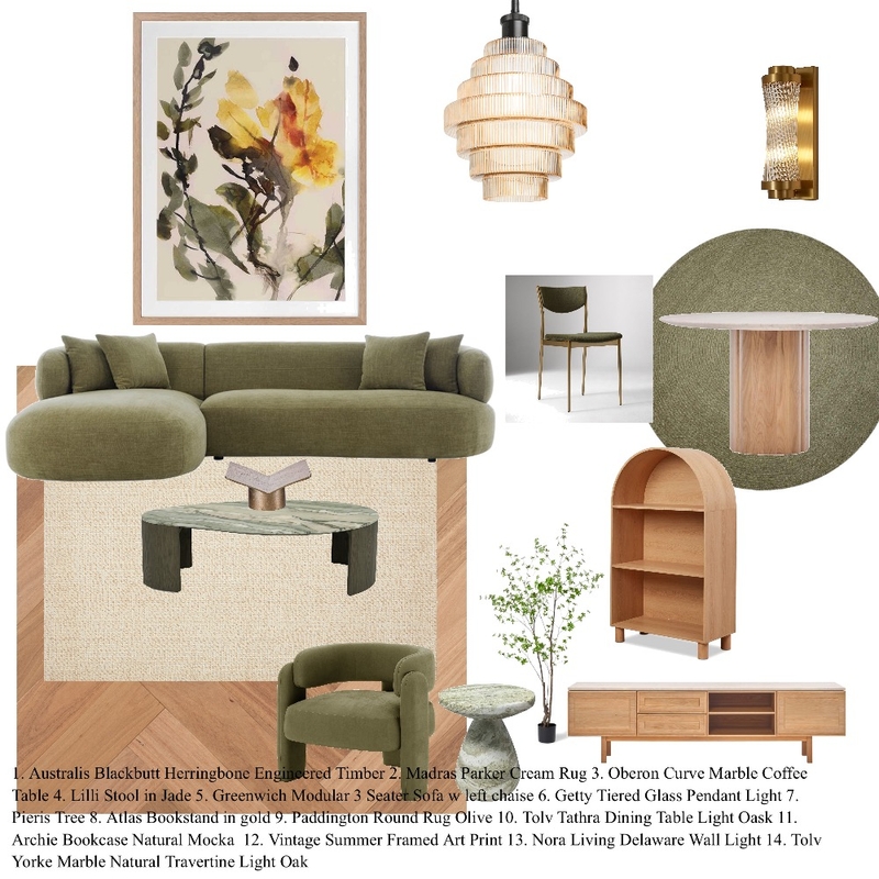 Opulent living room + dining room Interior Design Mood Board by Jessicagreenie Opulent living room + dining room Interior Design Mood Board by Jessicagreenie