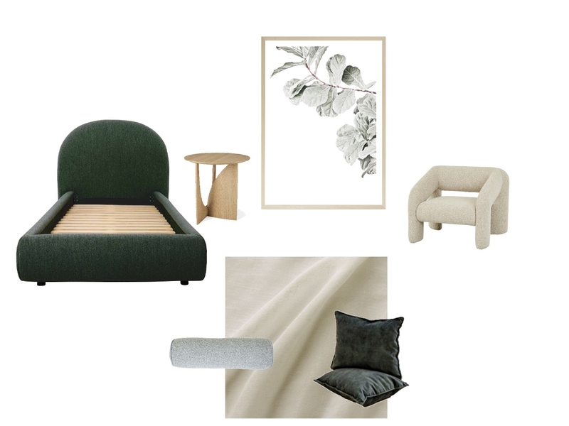 Bedroom Interior Design Mood Board by IV