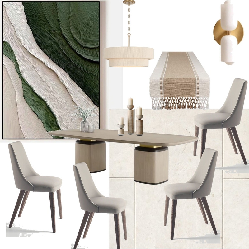 Joanna Babb Dining Room Interior Design Mood Board by jdarinteriors