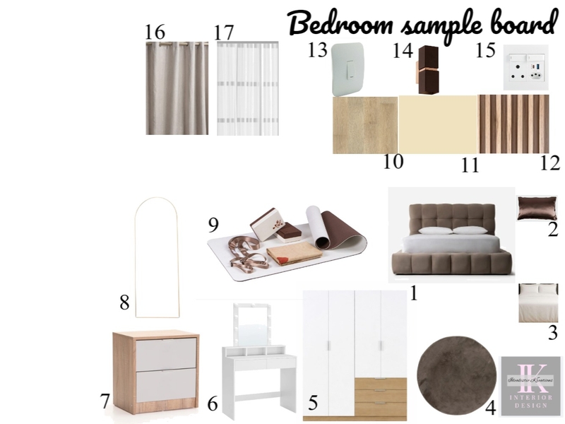 Bedroom Sample Board Mood Board by Kerry Govender on Style Sourcebook
