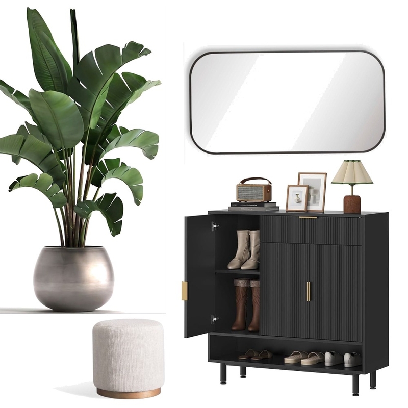 Anita Burke Entryway Interior Design Mood Board by jdarinteriors