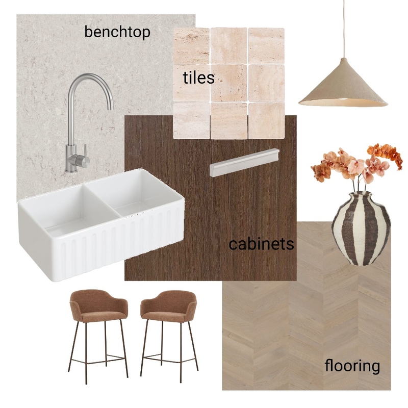 Walnut Kitchen Interior Design Mood Board by Maven Interior Design Walnut Kitchen Interior Design Mood Board by Maven Interior Design