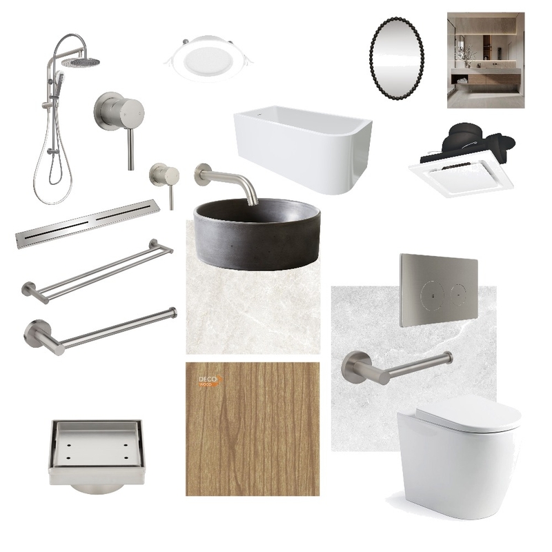 PARR - Main Bathroom (Upstairs) Mood Board by OuterSpace Living on Style Sourcebook