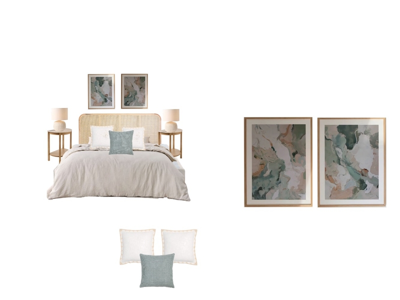 Main Bedroom Interior Design Mood Board by IIDR Interior Design